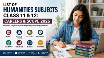 Humanities Subjects List 2026 Best Subjects, Careers, Salary & Future Scope